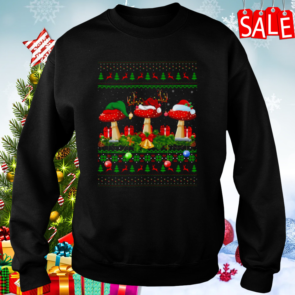 Mushroom Lover Xmas Santa Mushroom Christmas Vintage shirt 4 Sweaters