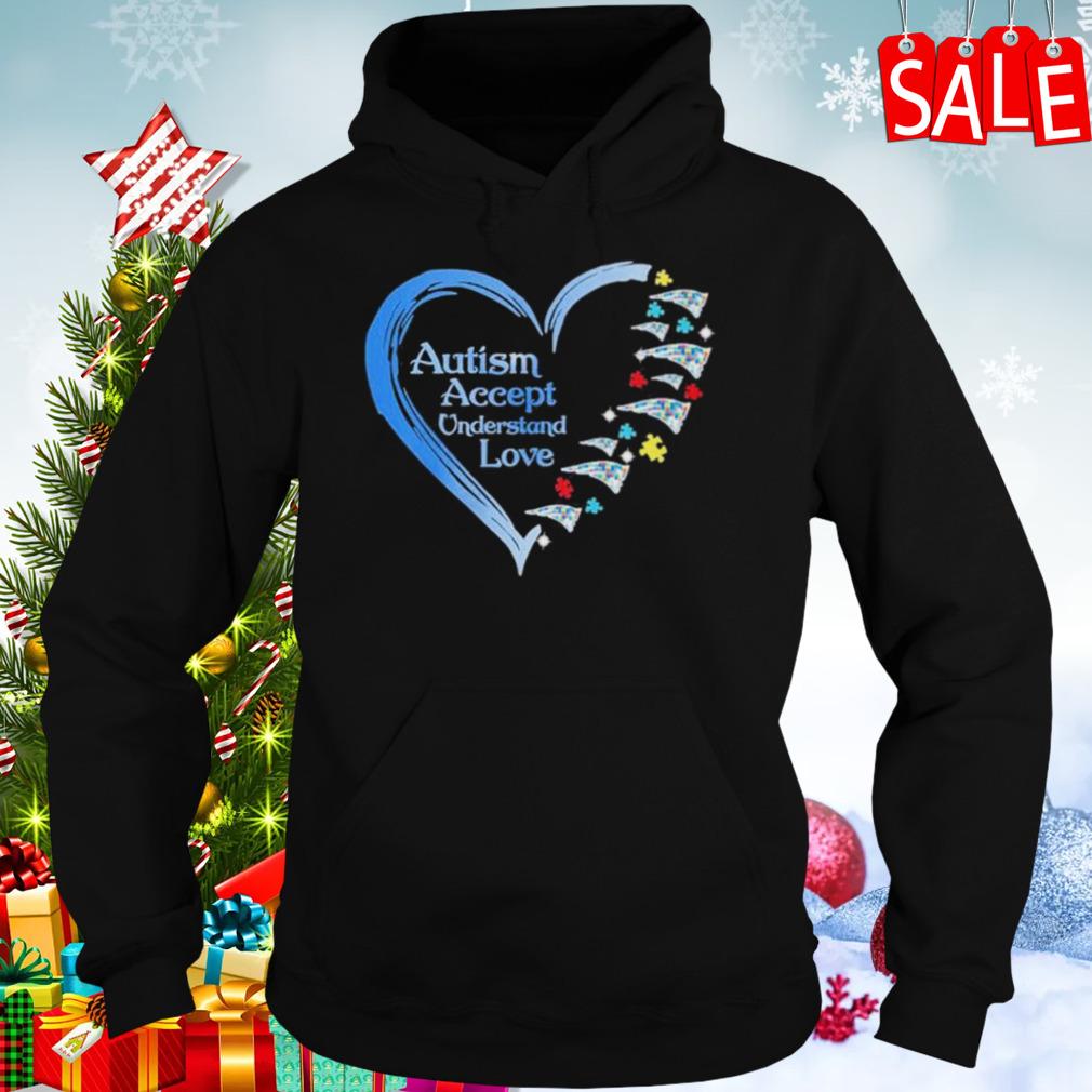 NFL New England Patriots Autism Accept Understand Heart Love Shirt 5 Hoodies