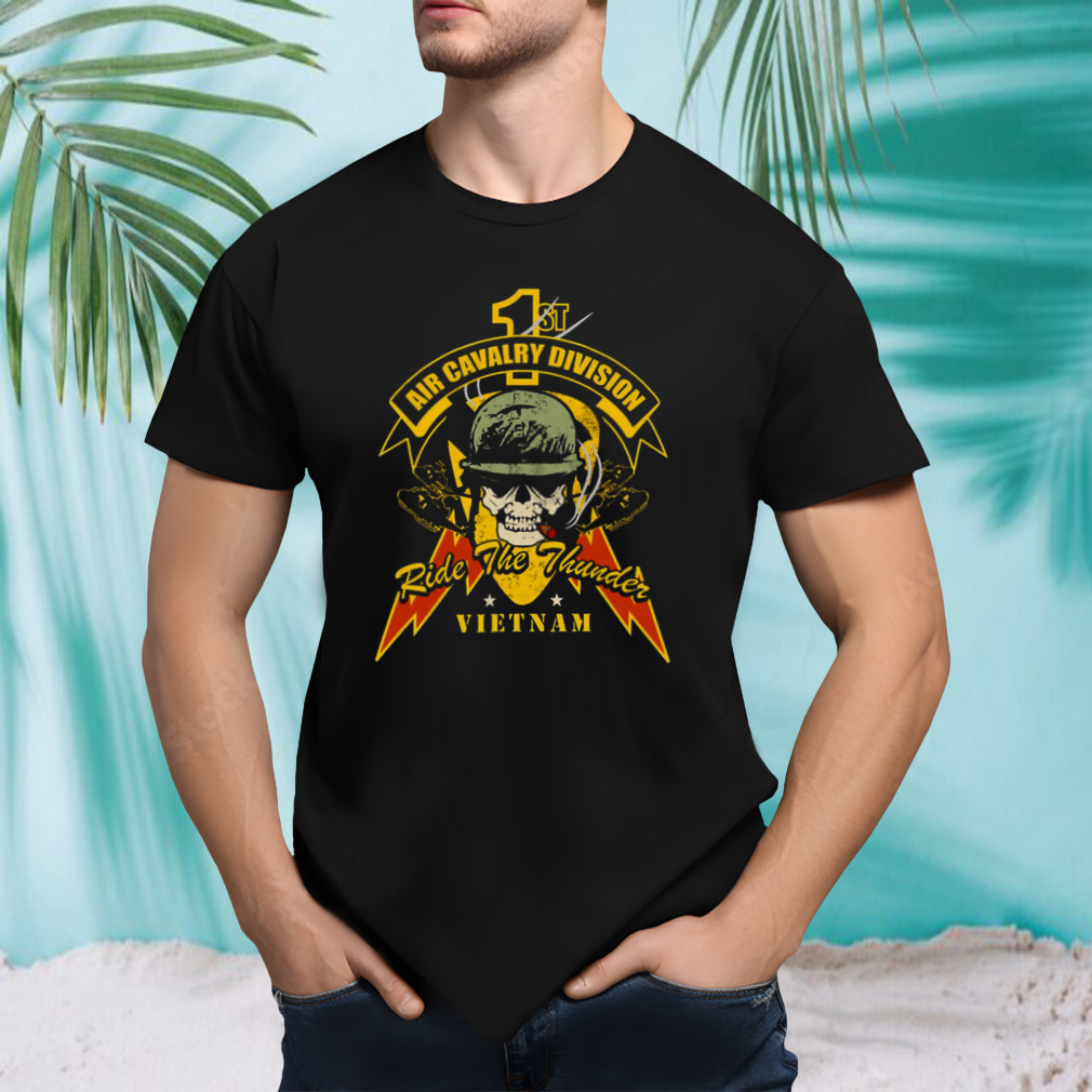 Division Air Cav Ride The Thunder shirt
