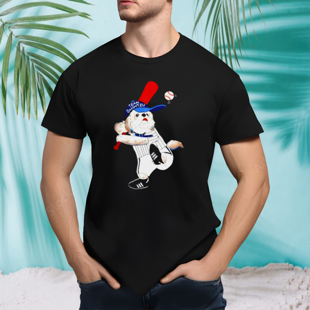 Shih Tzu lovers playing baseball shirt