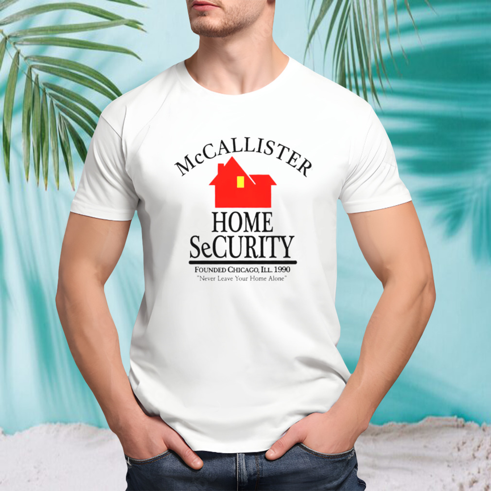 McCallister Home Security Christmas 90s Movie shirt