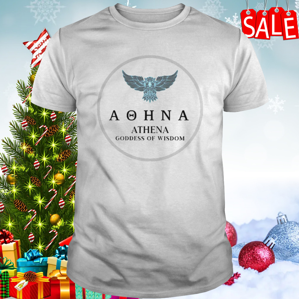 Athena Greek Goddess Of Wisdom Owl Mythology shirt