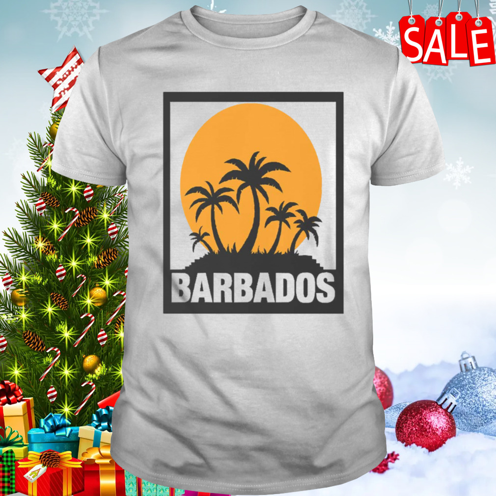 Barbados Palm Tree Island shirt