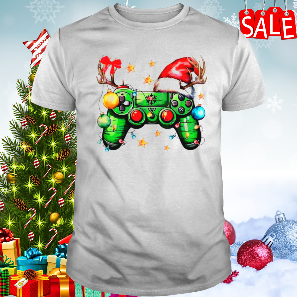 Christmas Game Controller retro shirt