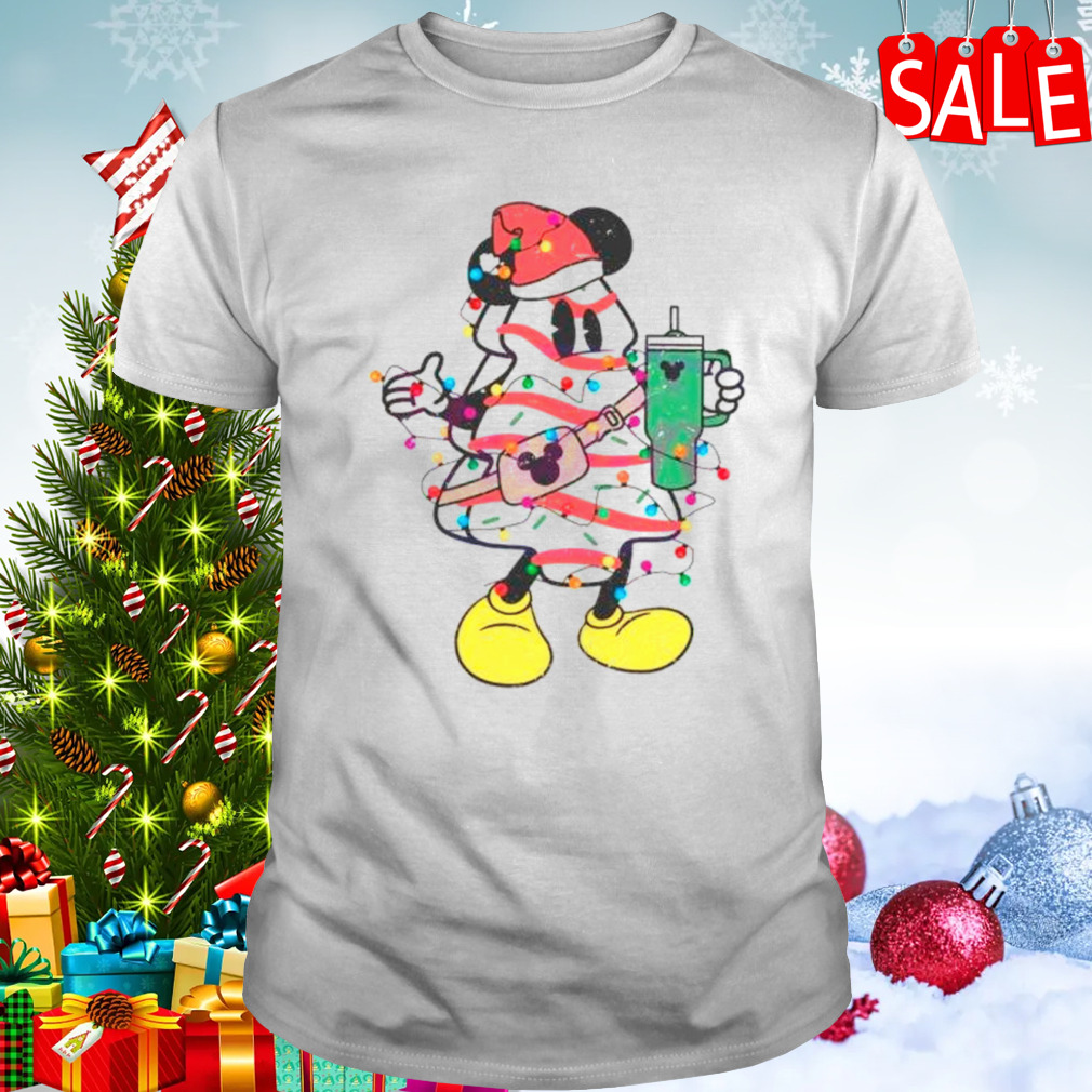 Disney mickey Christmas tree cake shirt