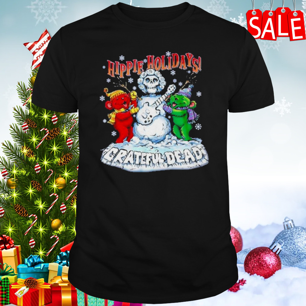 Grateful Dead Hippie Holidays Merry Christmas 2023 Shirt