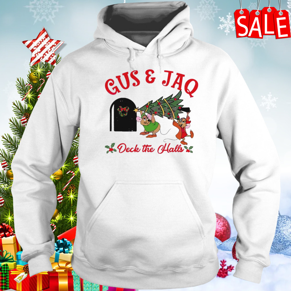 Gus And Jaq Mouse Deck The Halls shirt 5 Hoodie