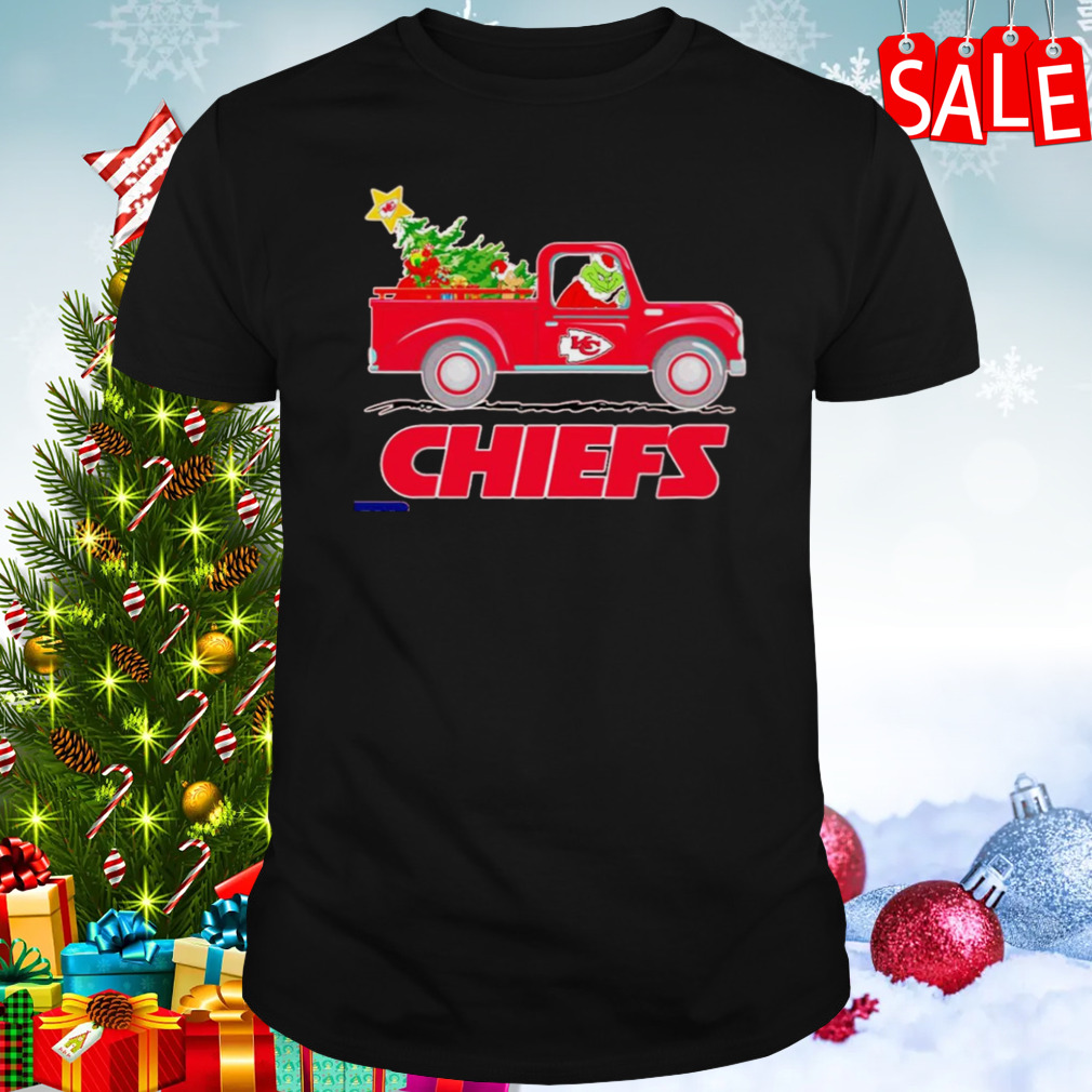 Kansas City Chiefs Christmas Grinch Drive Truck  shirt