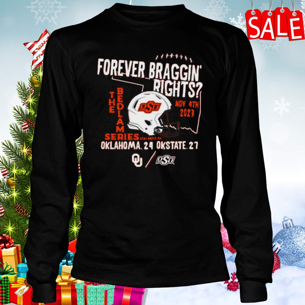 Oklahoma State Cowboys vs Oklahoma Sooners 2023 Bedlam Score t-shirt 3 Longsleeve tshirt