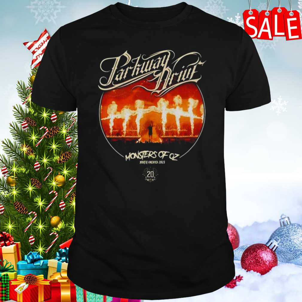 Parkway Drive Monsters Of Oz Tour Limited 2023 t-shirt