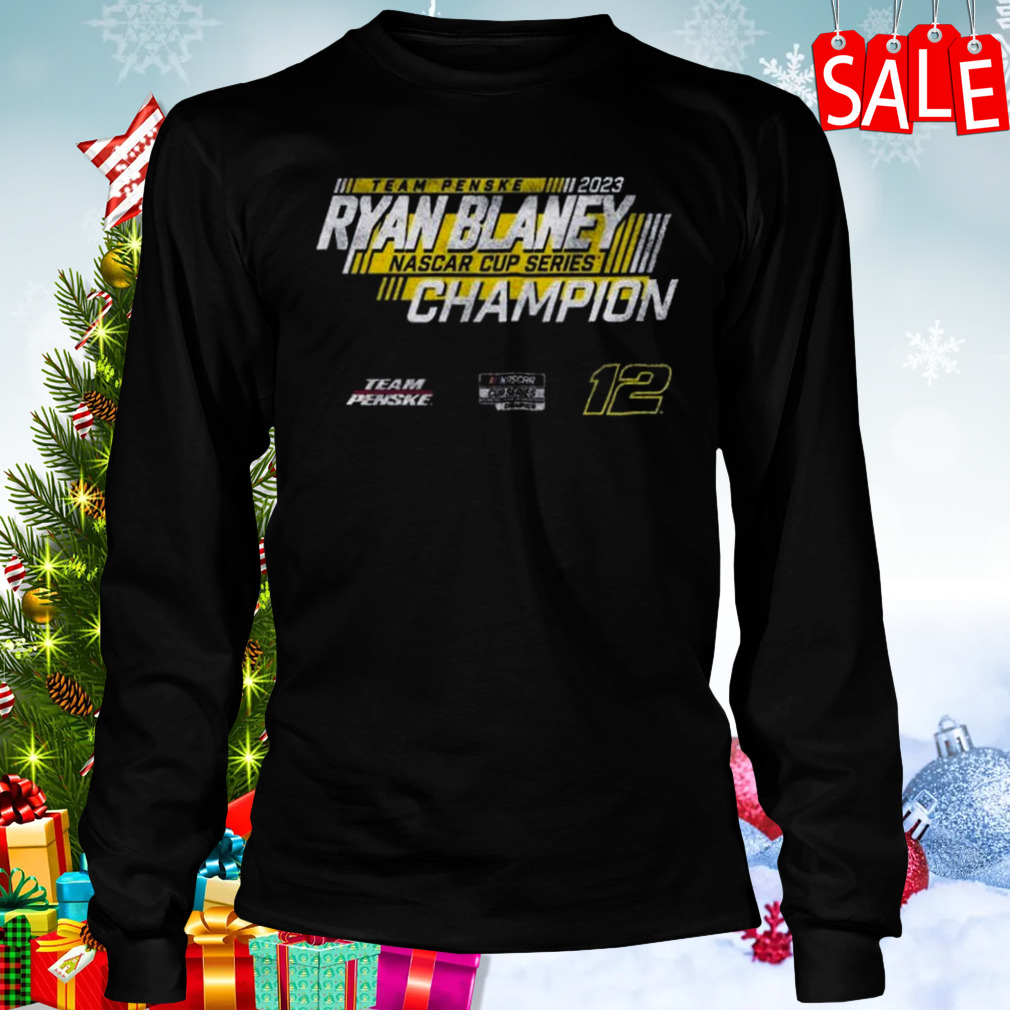 Ryan Blaney Team Penske 2023 Nascar Cup Series Champion Speed T-shirt 3 Longsleeve tshirt