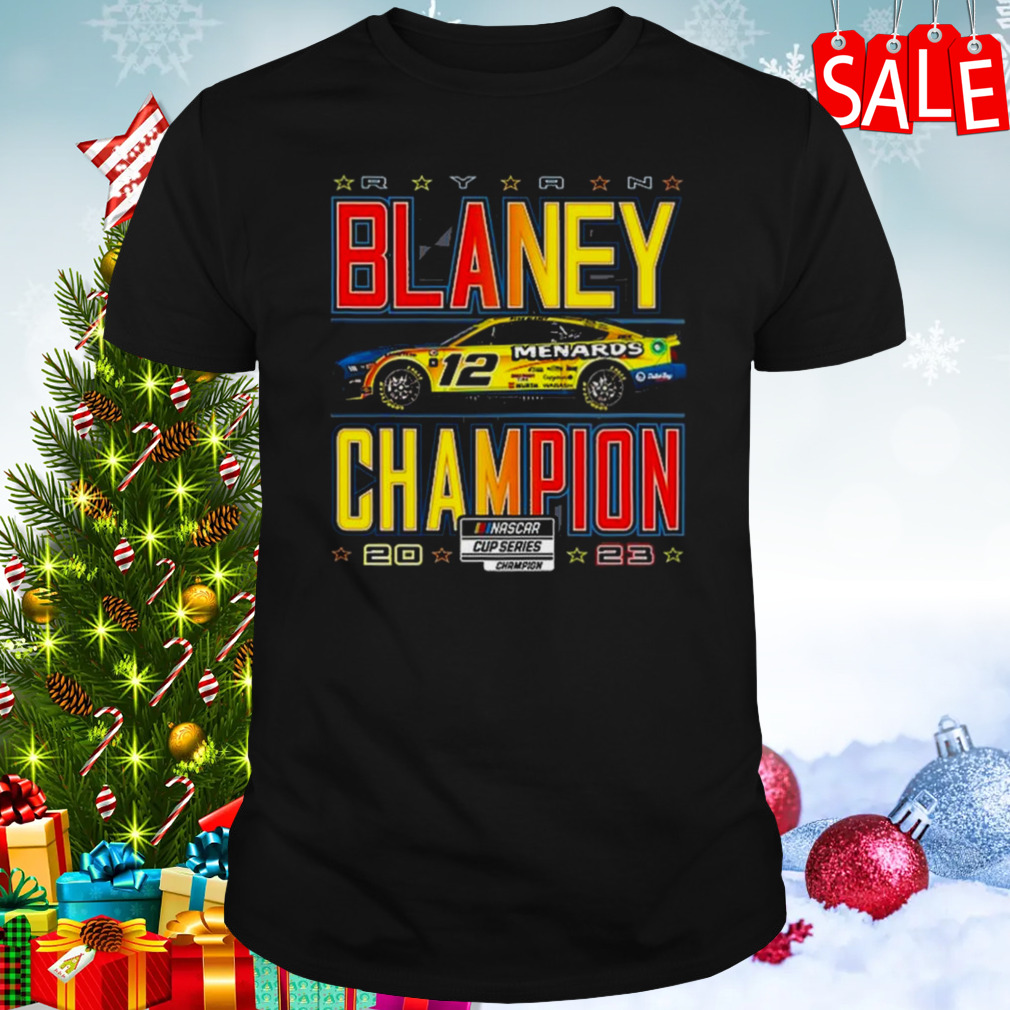 Ryan Blaney Team Penske Champion Nascar Cup Series Champion 2023 T-shirt