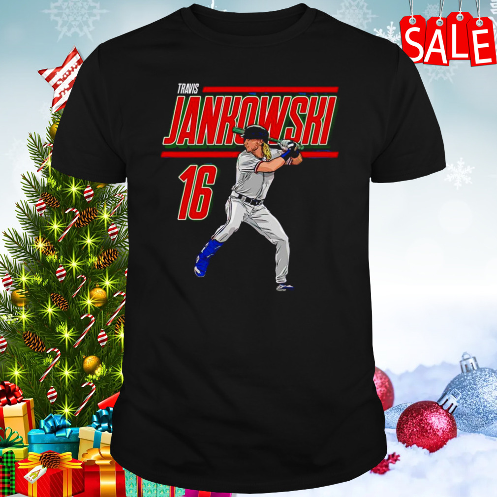 Travis Jankowski Name and Number Texas Baseball shirt