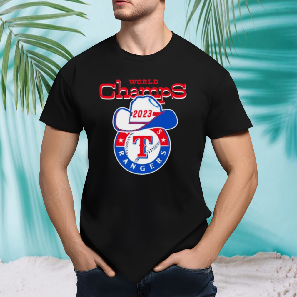 World Champs 2023 Texas Rangers Logo Cowboy t-shirt