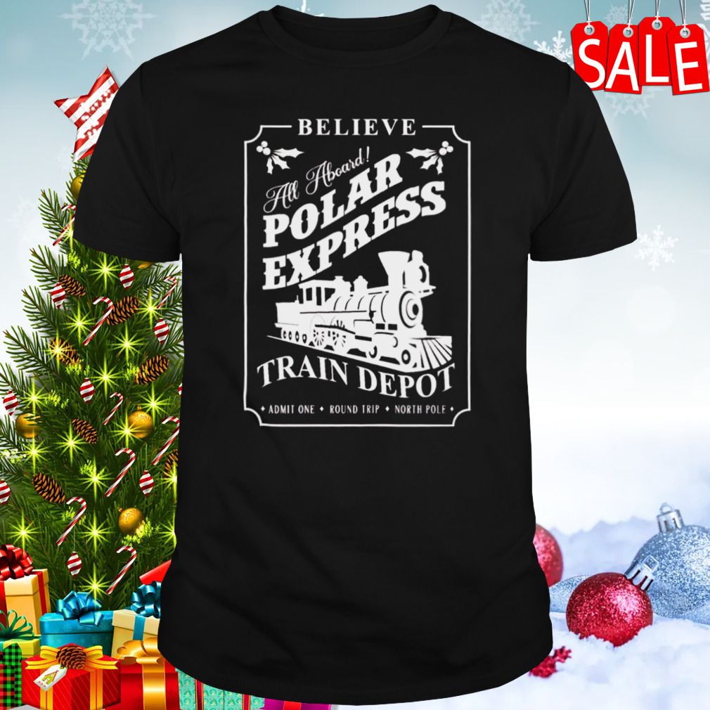 Christmas Polar Express Holiday shirt