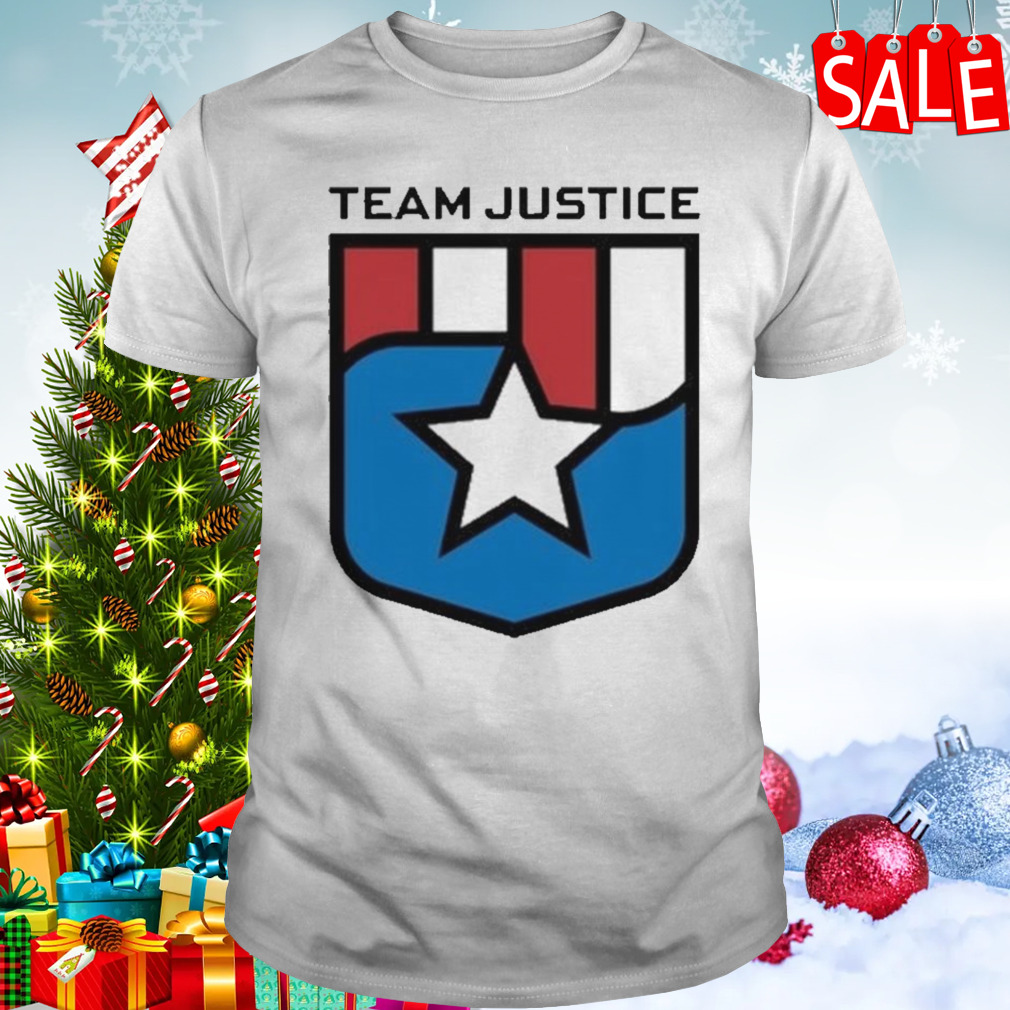 Cindy Perno Team Justice Shield Logo T-shirt