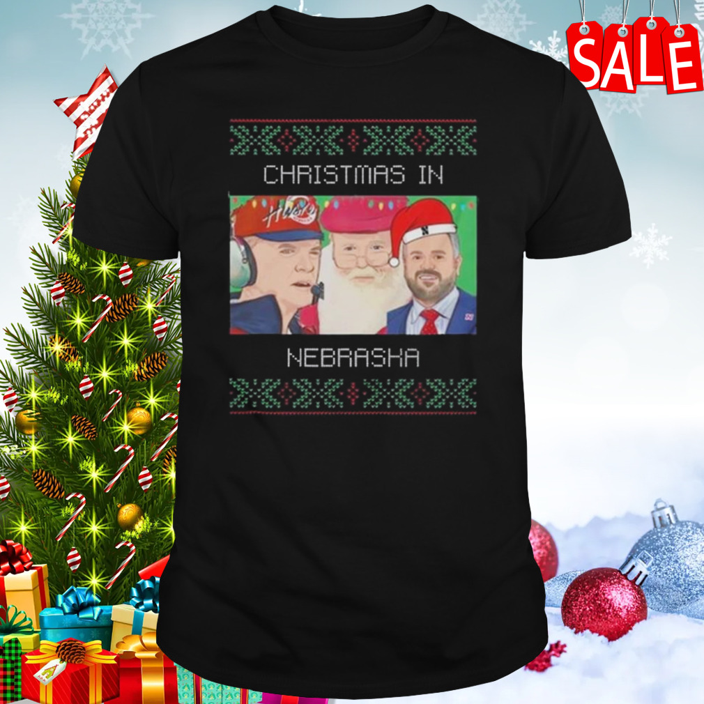 Husk Guys Christmas In Nebraska T-shirt