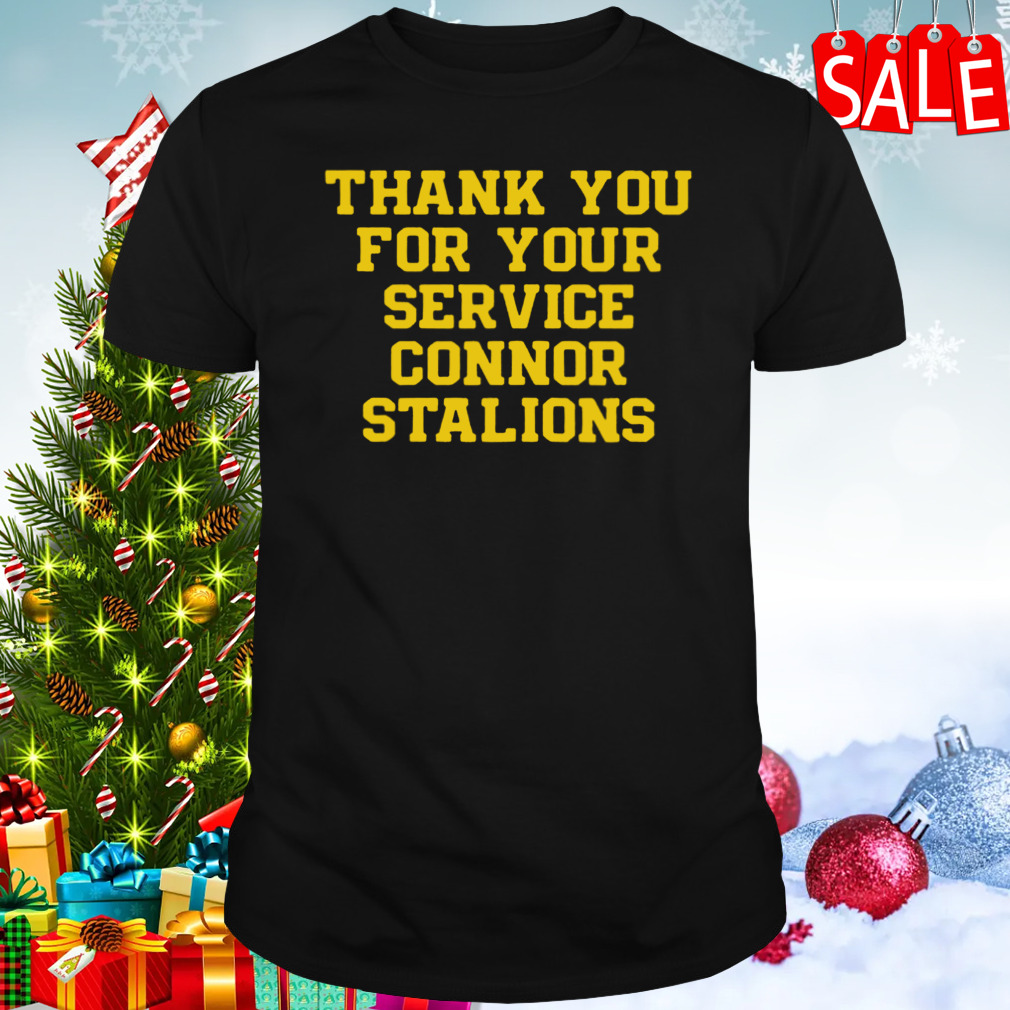 Jack Mcguire Thank You For Your Service Connor Stalions Shirt