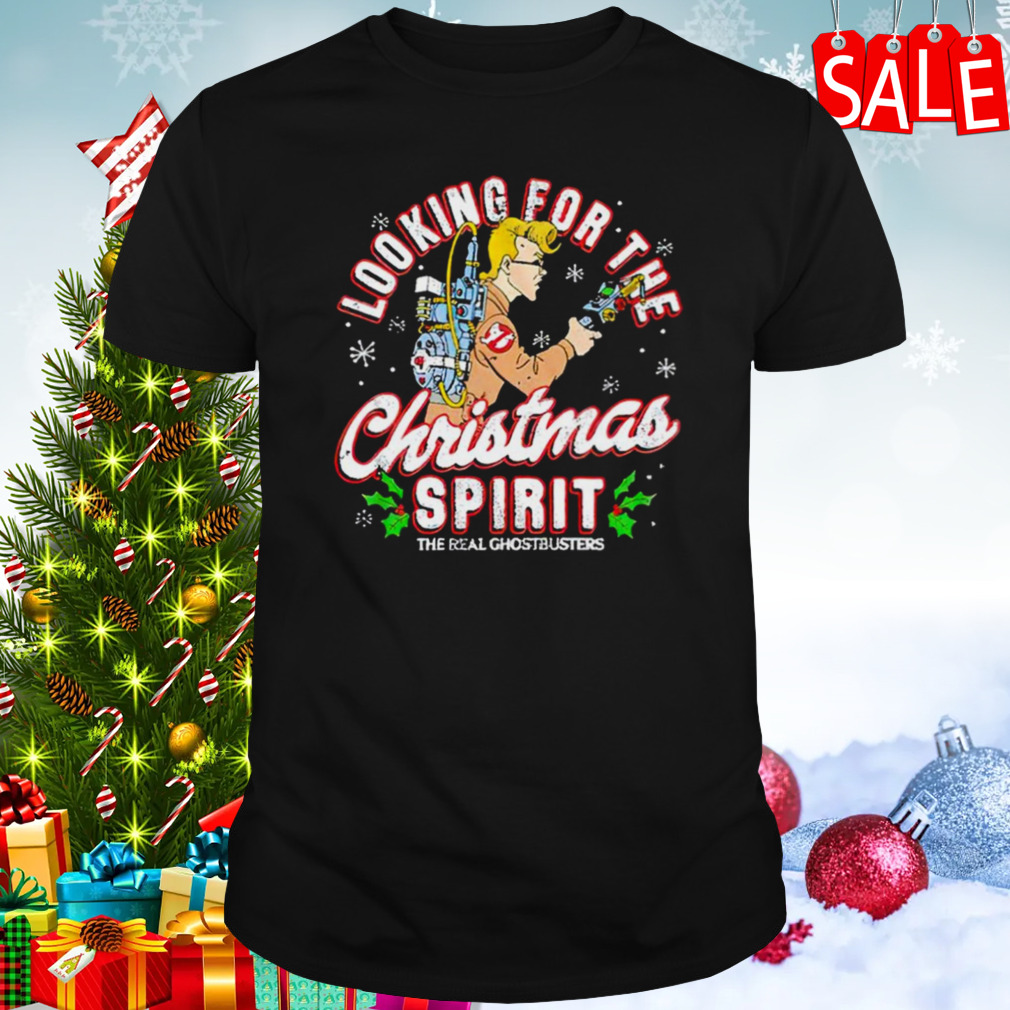 Looking For The Christmas Spirit The Real Ghostbusters shirt