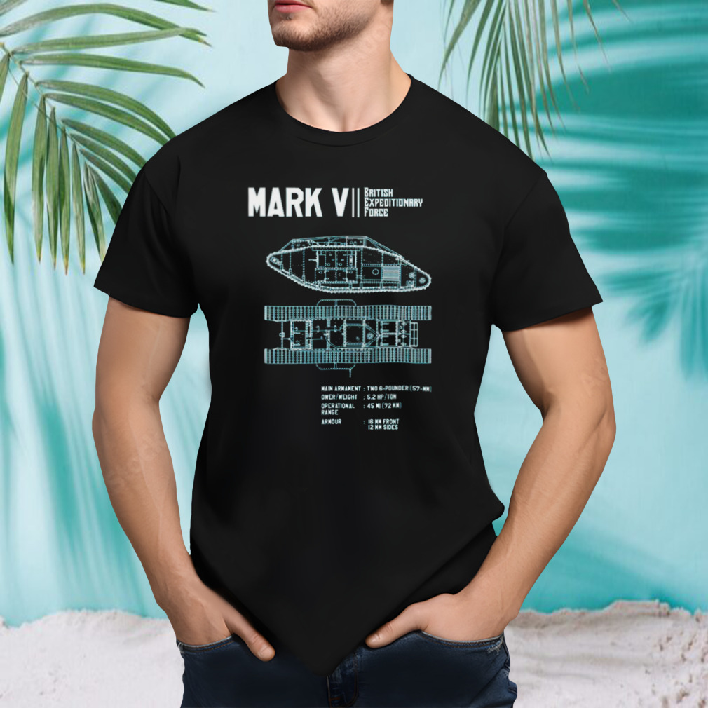 Mark V Tank Battlefield shirt