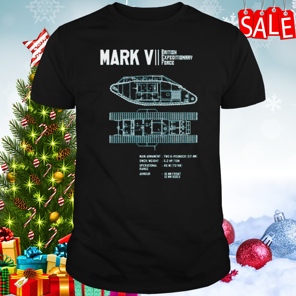 Mark V Tank Battlefield shirt