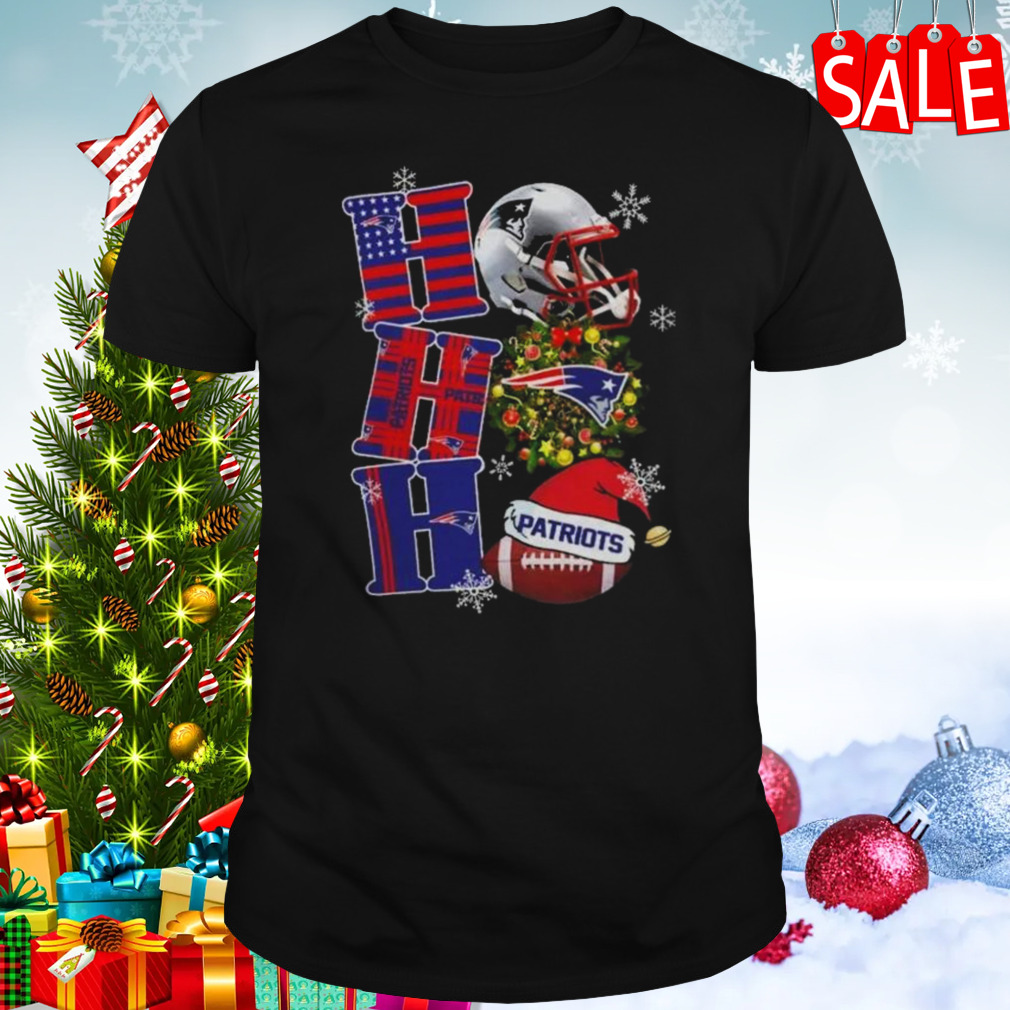 New England Patriots Nfl Ho Ho Ho Christmas Shirt