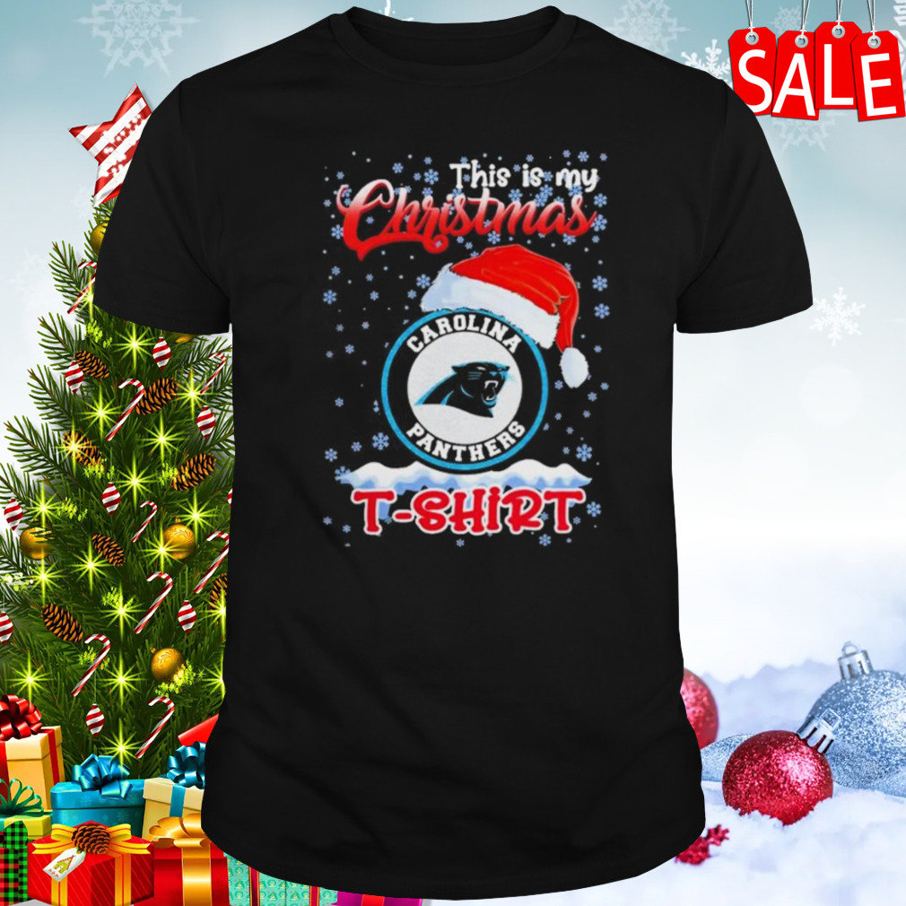 Nfl Carolina Panthers This Is My Christmas 2023 t-shirt