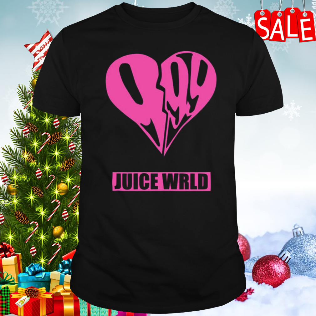 Pink Heart Juice Wrld 999 Merchandise shirt