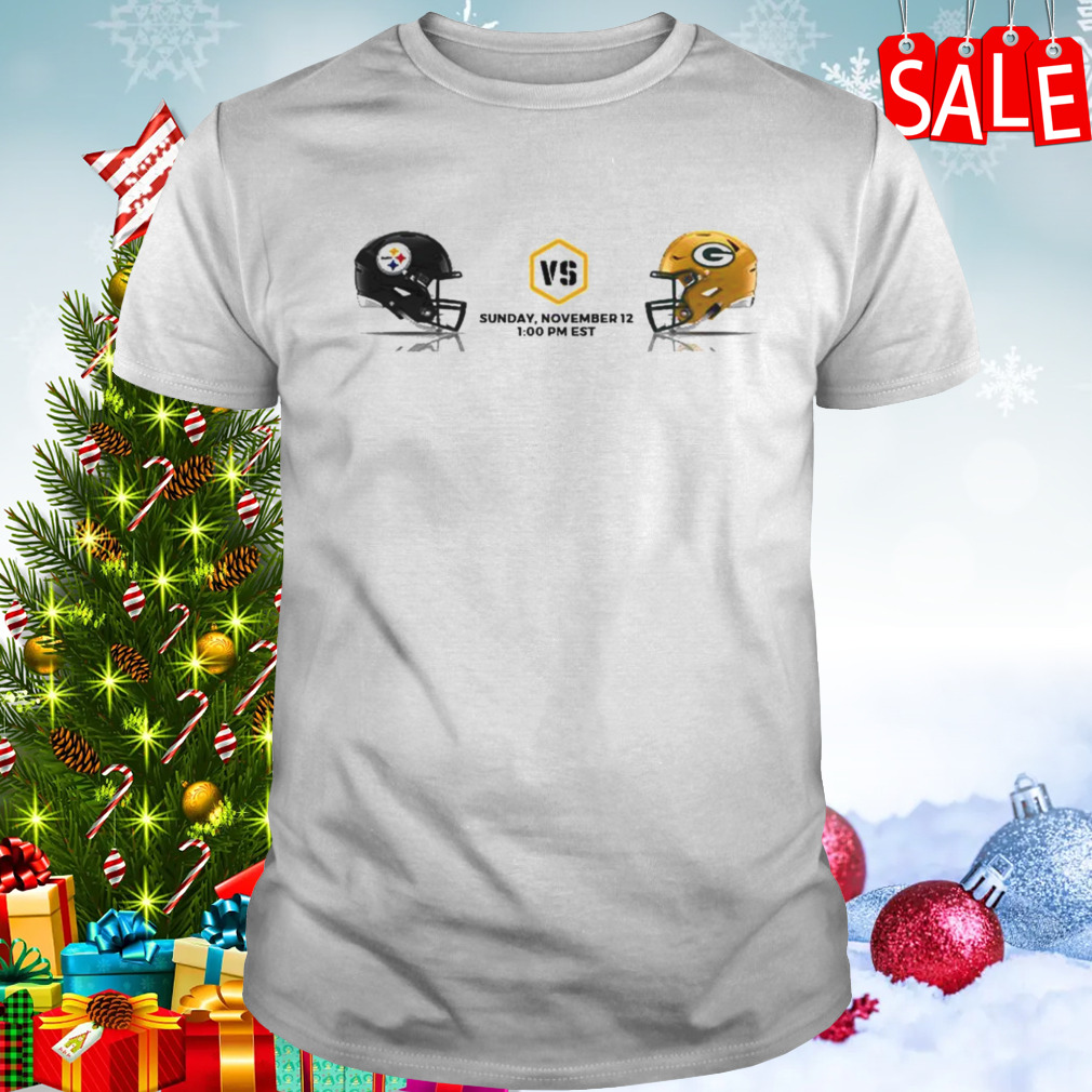 Pittsburgh Steelers vs Green Bay Packers NFL 2023 Weekend Helmet Matchup Shirt