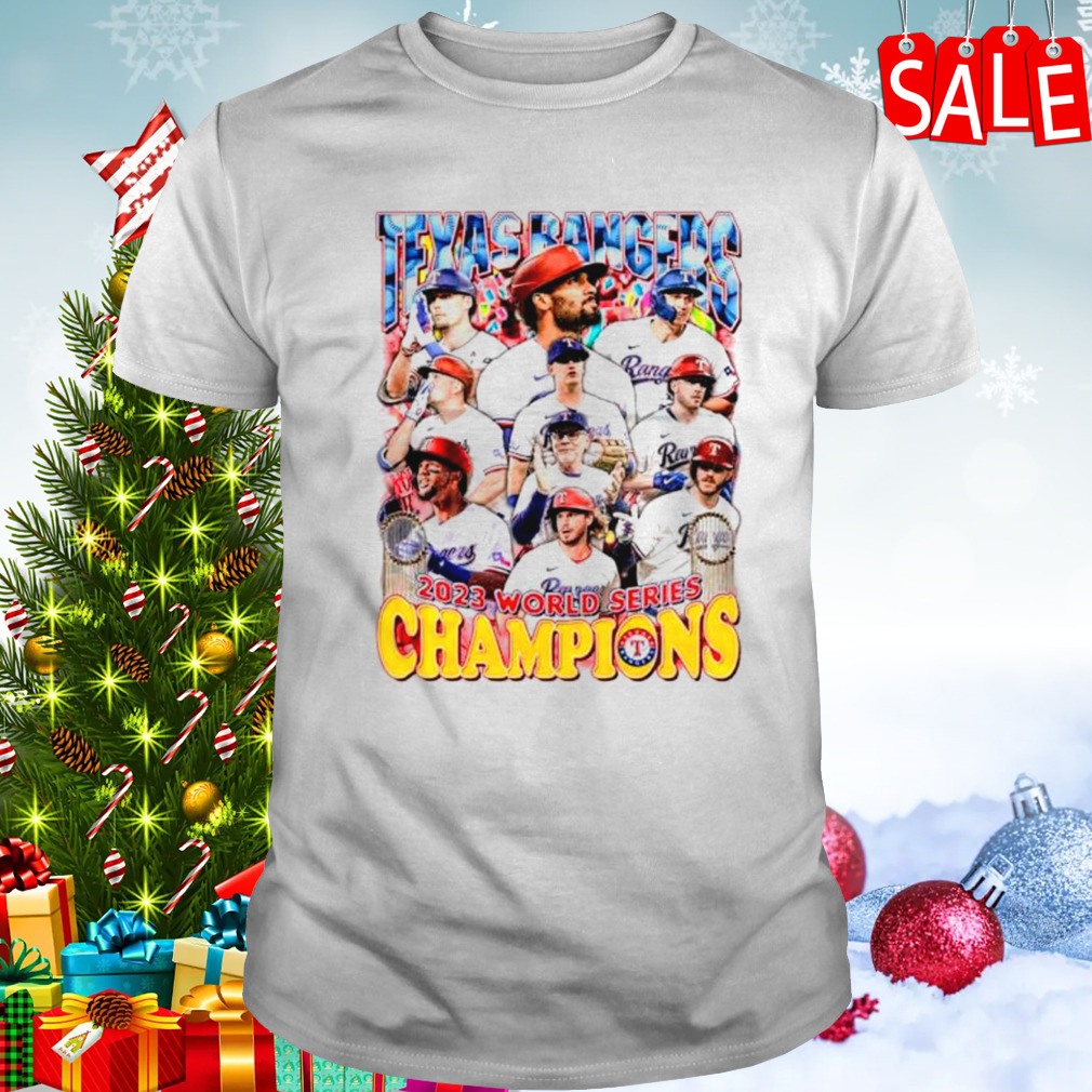 Texas Rangers MLB 2023 world series champions T-shirt
