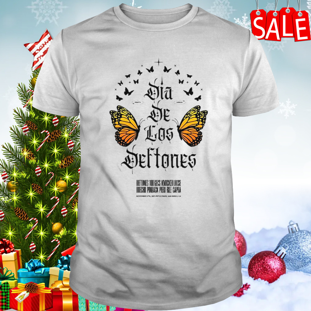 Dia De Los Deftones 2023 Monarch Line Up T-shirt