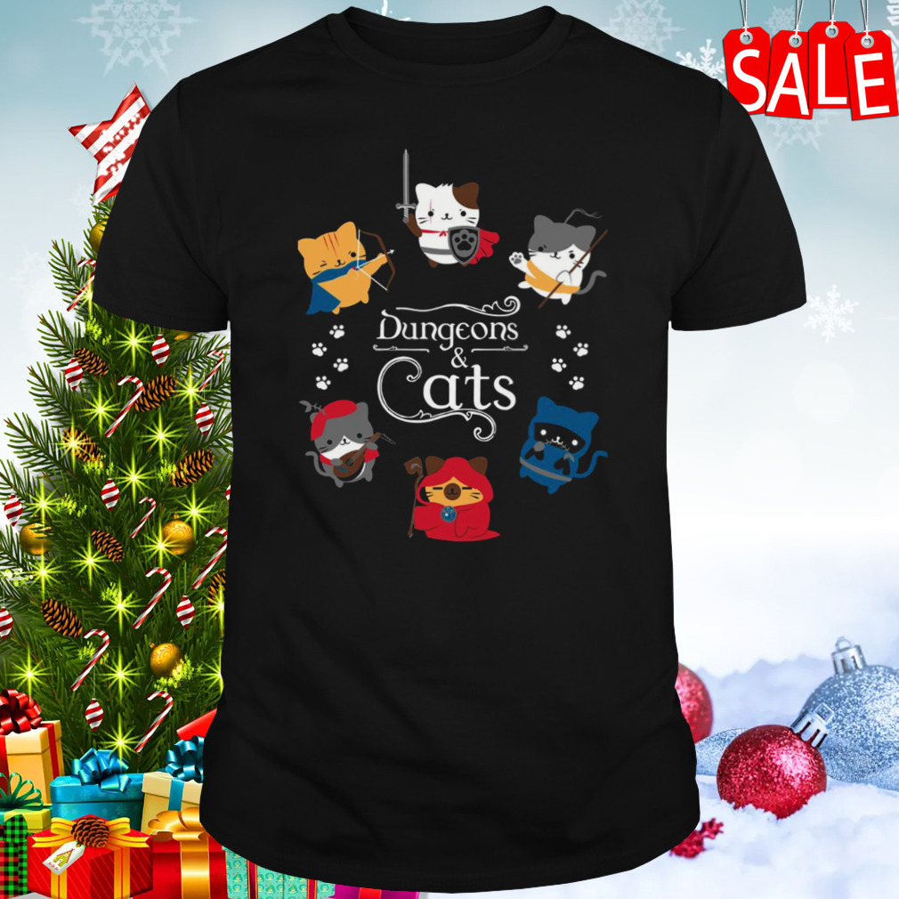 Dungeons And Cats Dragons shirt