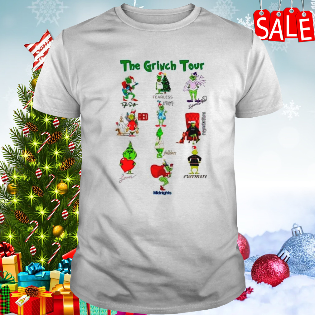 Grinch the Eras tour TS parody 2023 shirt