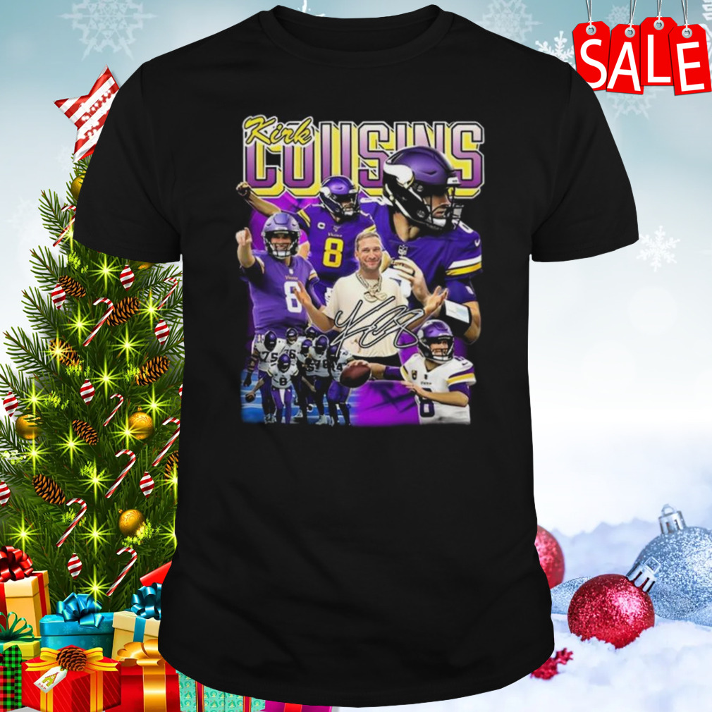 Kirk Cousins Minnesota Vikings Signature T-Shirt