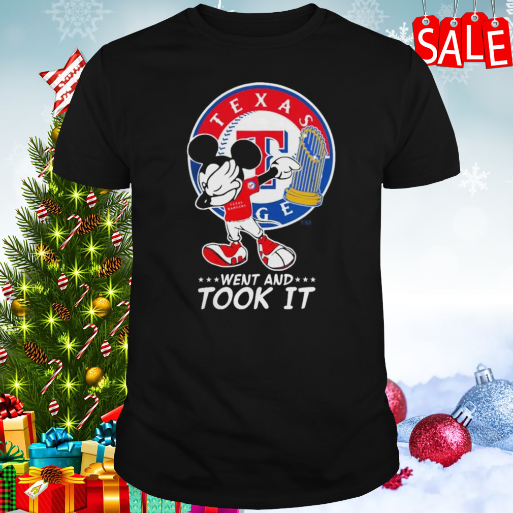 Mickey Mouse Went And Took It Texas Ranger World Champions 2023 t-shirt