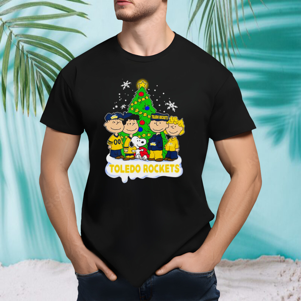 The Peanuts Characters Toledo Rockets Merry Christmas shirt