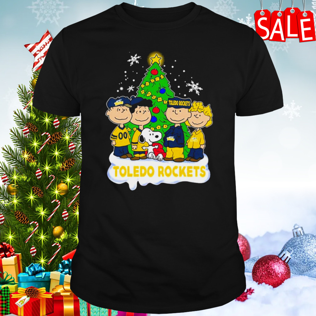The Peanuts Characters Toledo Rockets Merry Christmas shirt