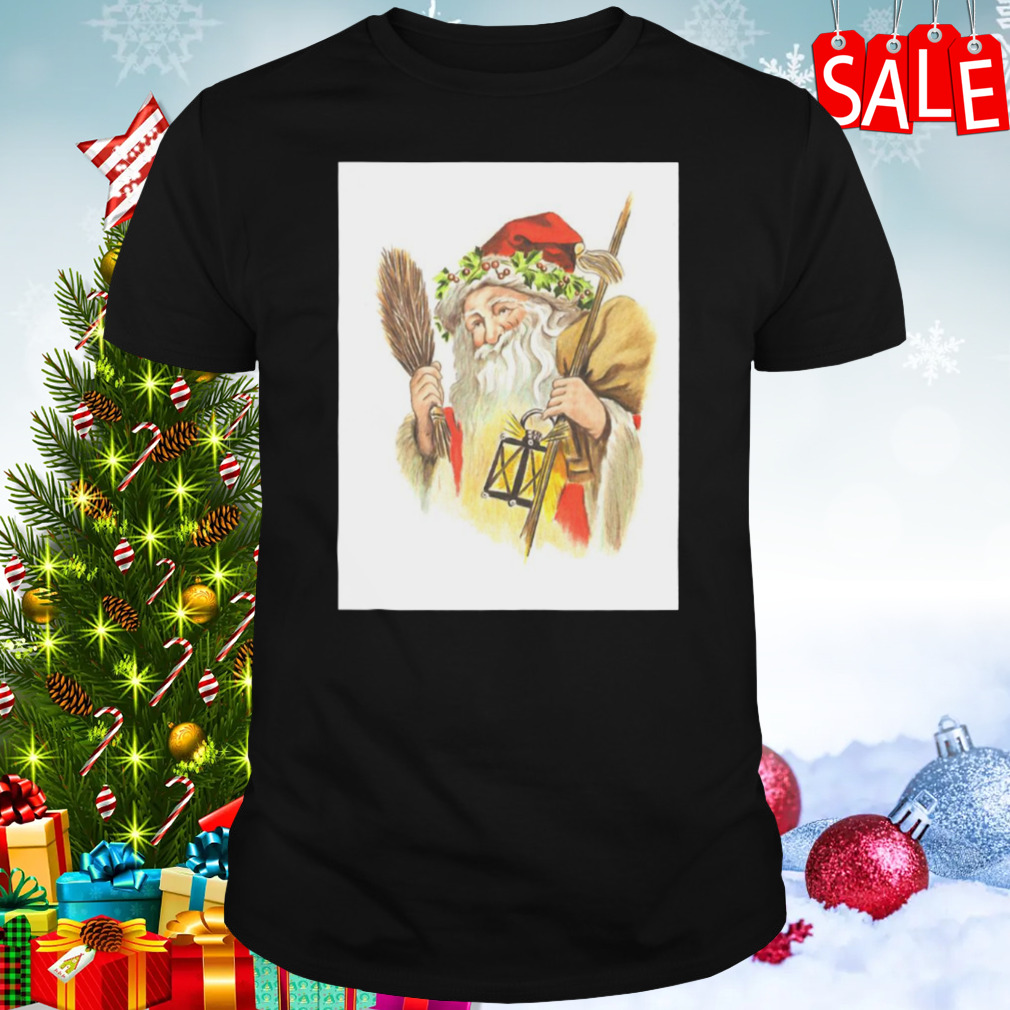 Victorian Christmas Retro Santa shirt