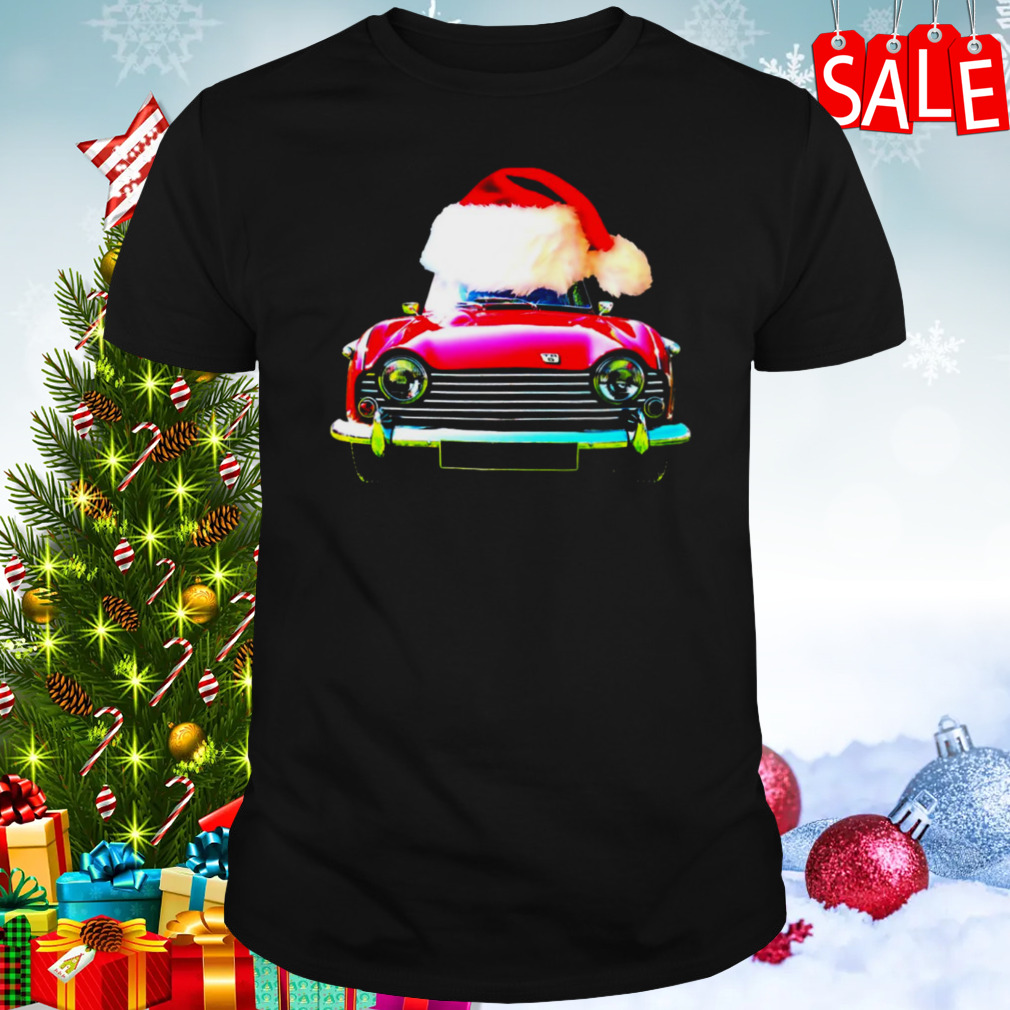 Triumph Tr5 Car Christmas Hat Edition shirt