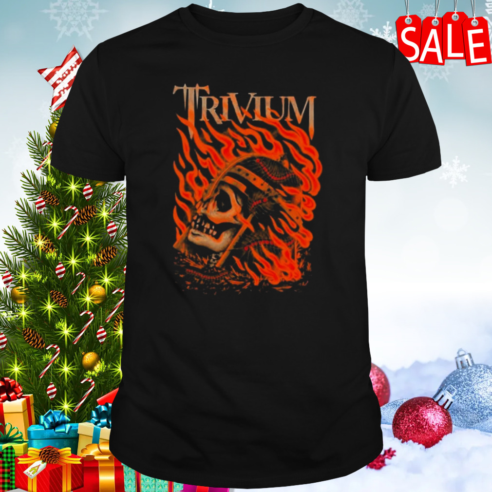 Trivium Flaming Skull T-shirt