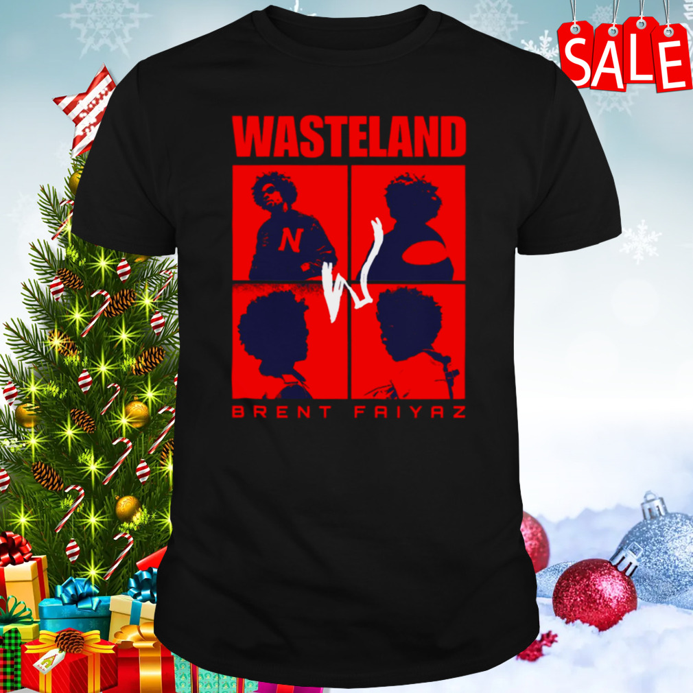 Wasteland Red Color Brent Faiyaz shirt