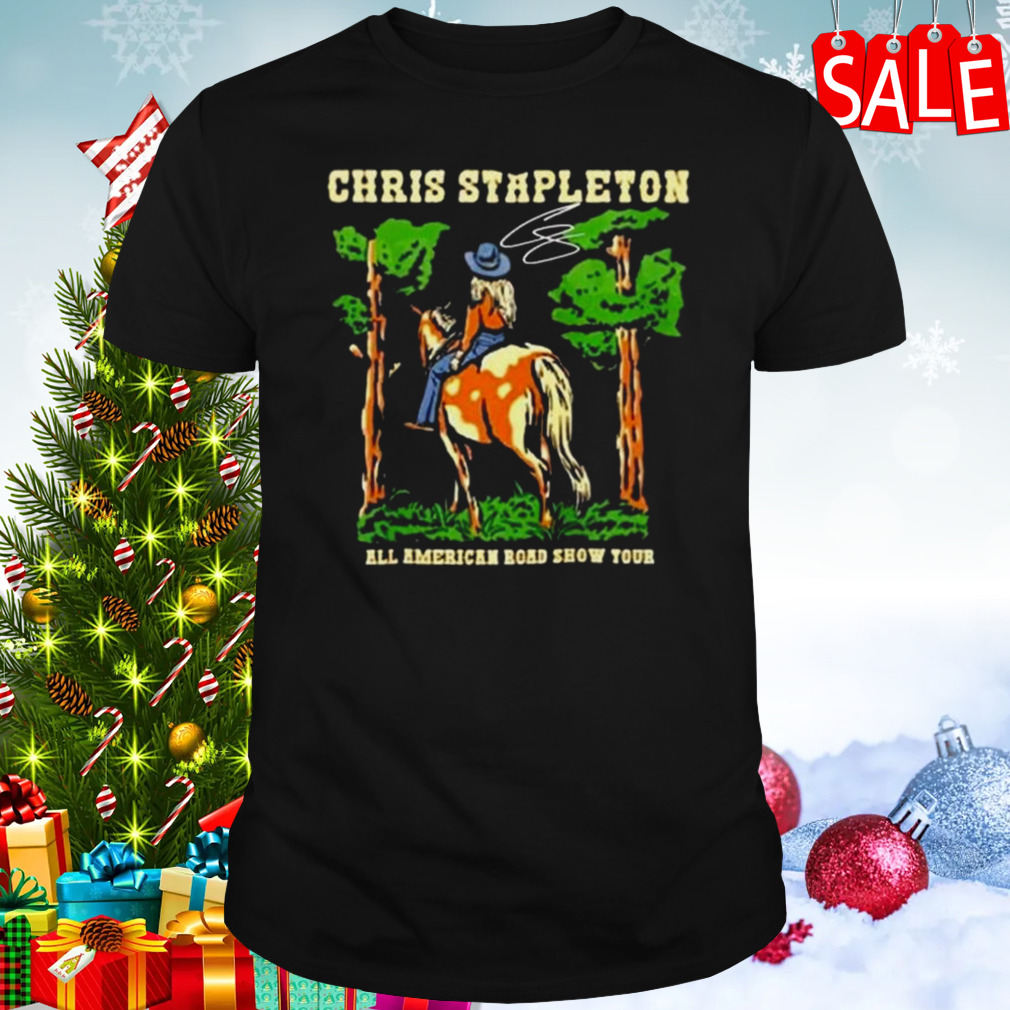 Chris Stapleton All American Road Show Tour 2023 Signature T-shirt