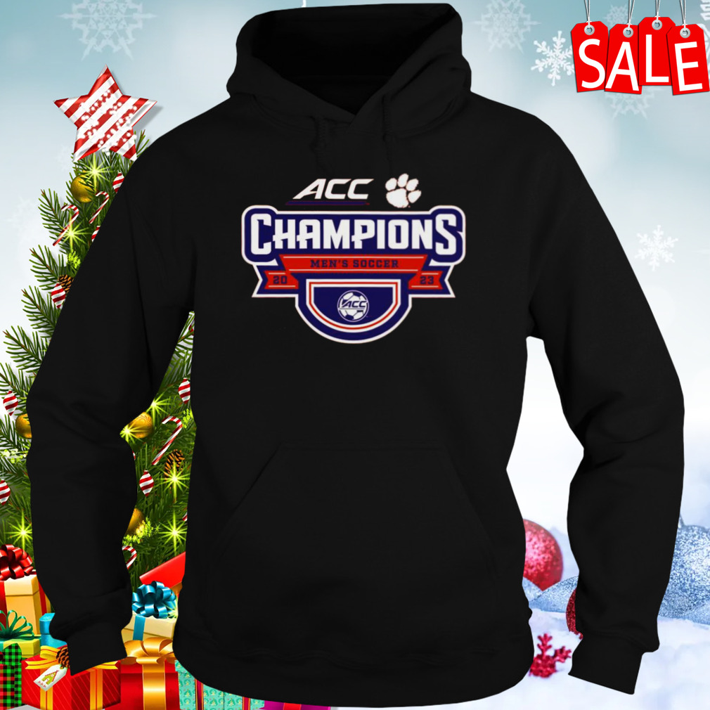 Clemson Tigers 2023 ACC Men’s Soccer Conference Tournament Champions Locker Room T-Shirt 5 Hoodies