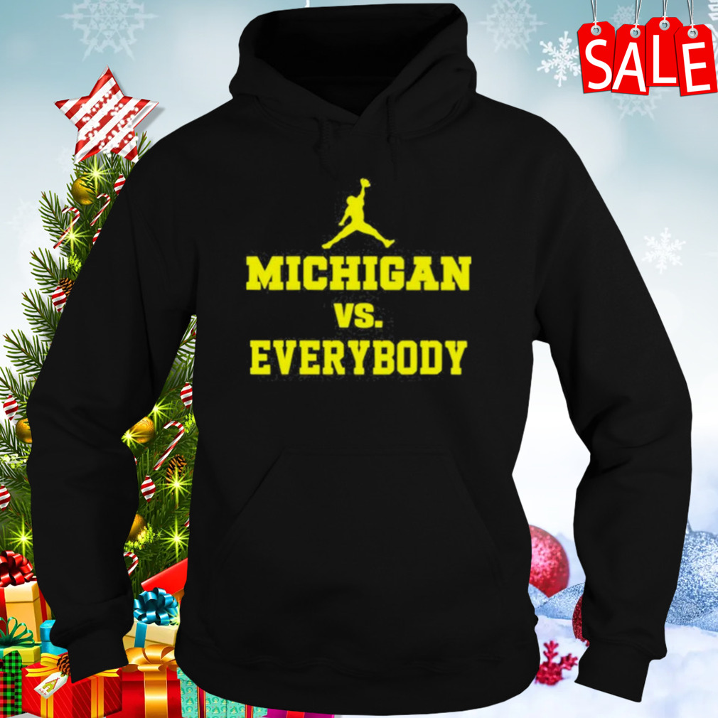 Jordan Michigan vs everybody T-shirt 5 Hoodies