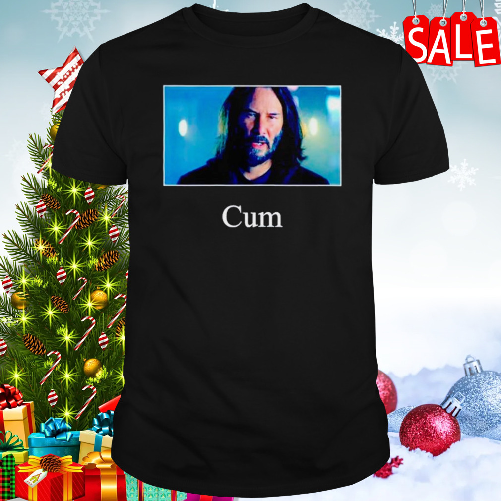 Keanu Reeves Cum shirt