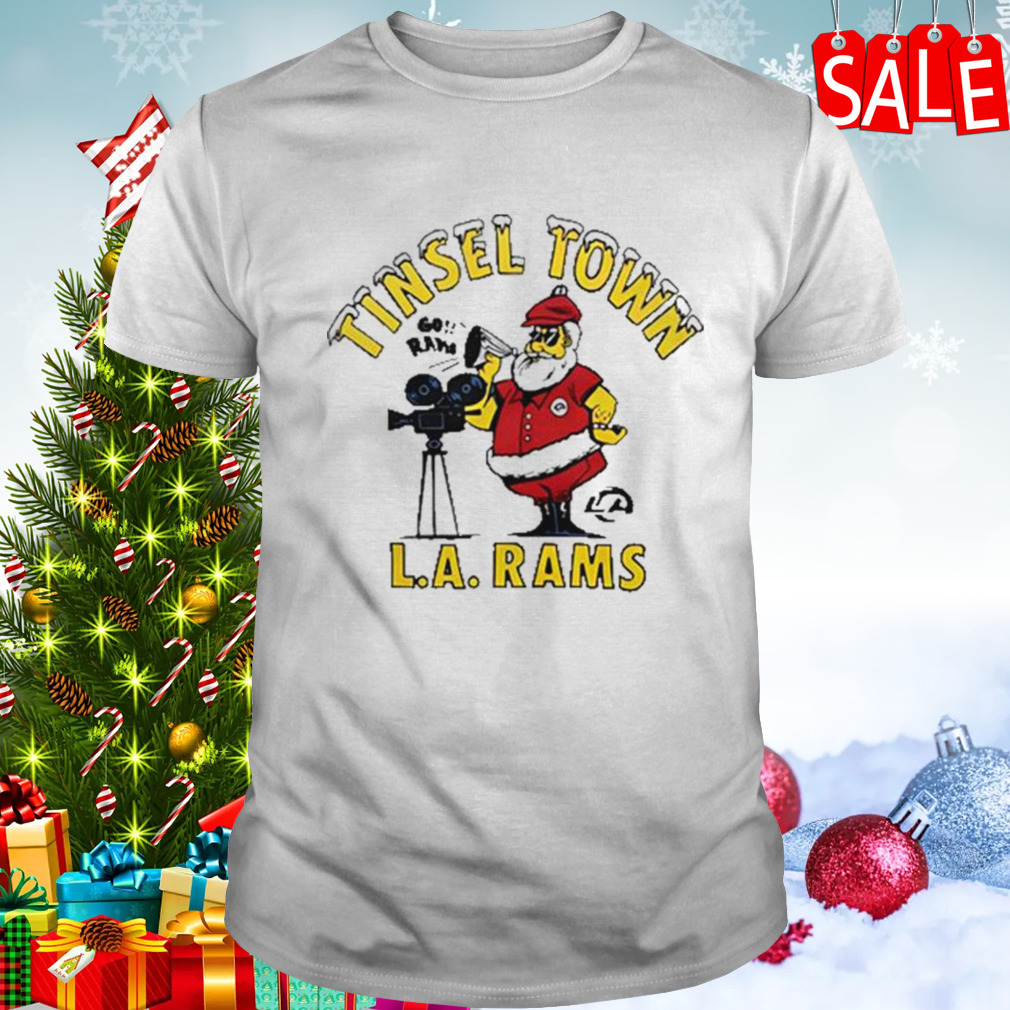 LA Rams Tinsel Town Christmas Holiday Shirt