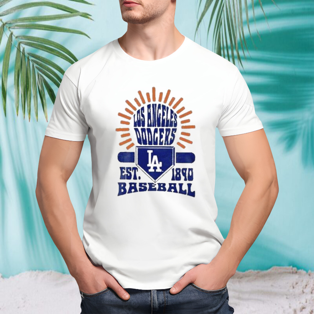 Los angeles Dodgers youth sun burst T-shirt