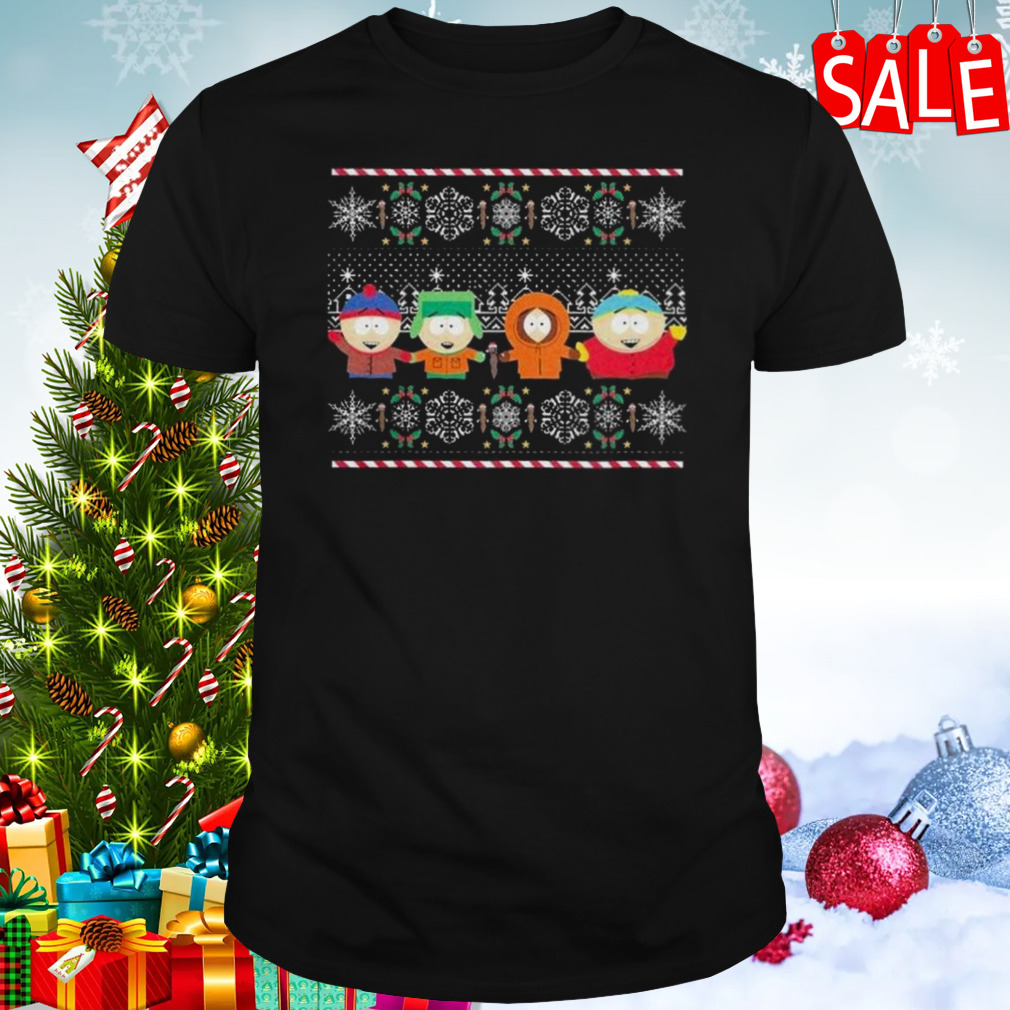 South Park Group Holiday Christmas T-shirt