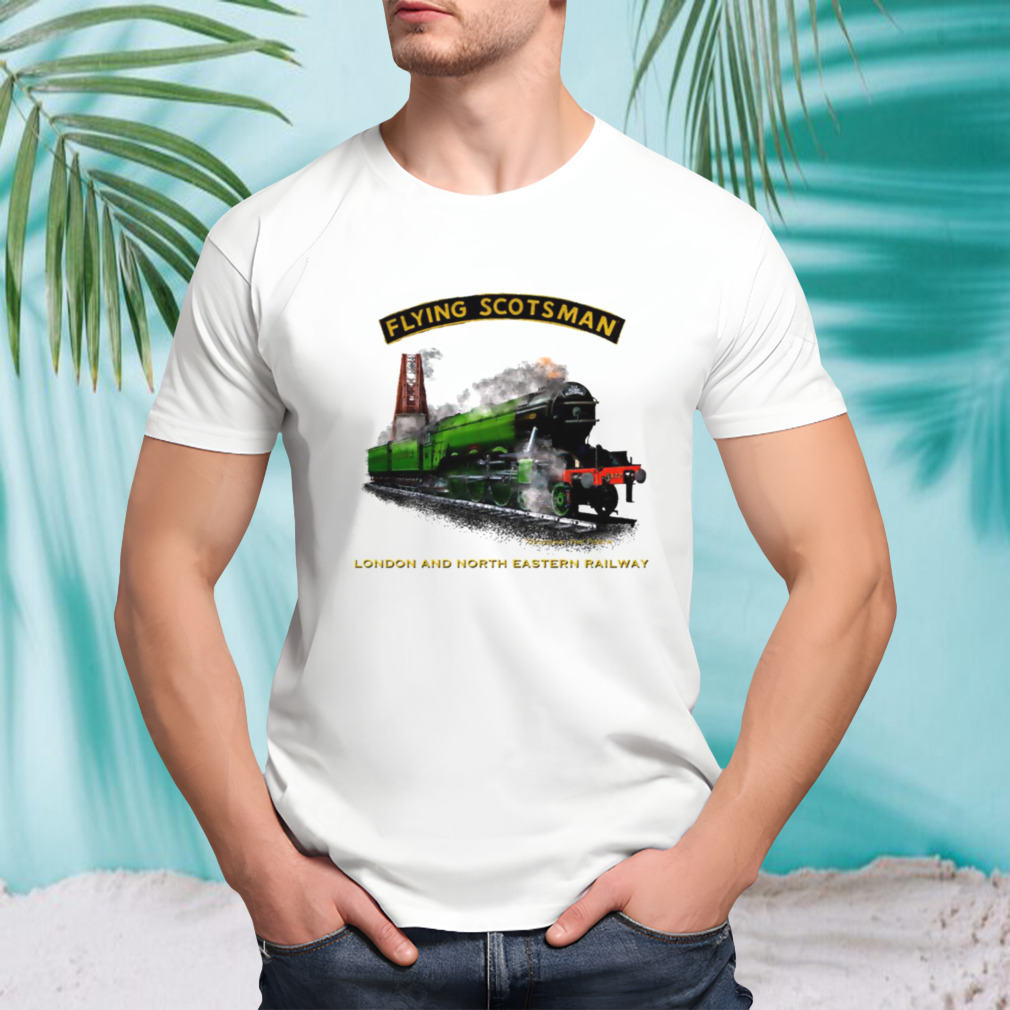 Steam Train The Flying Scotsman Crossing The Forth Motormaniac shirt