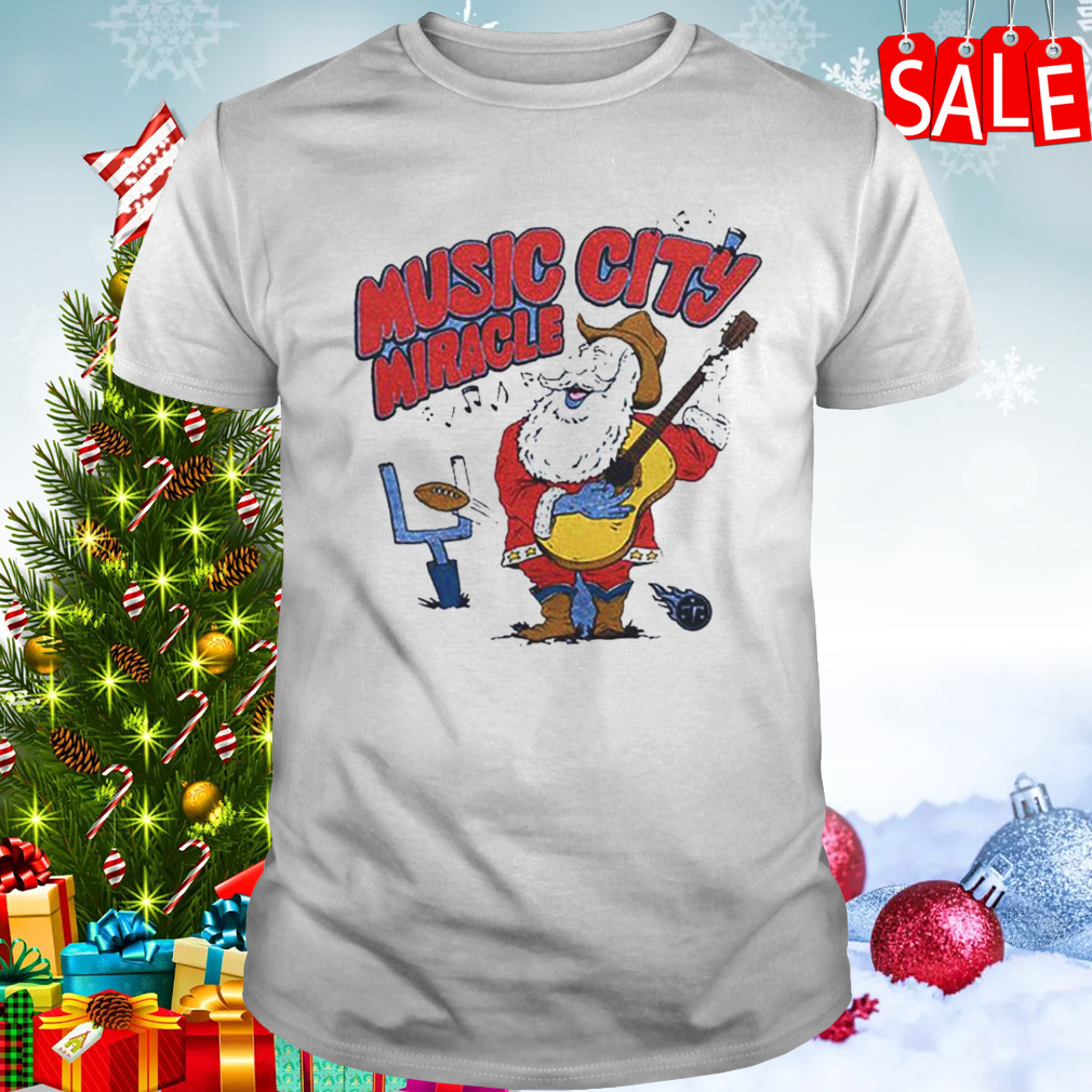 Tennessee Titans Music City Miracle Christmas t-shirt